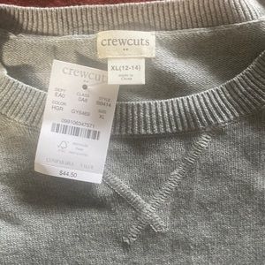 Boys grey Crewcuts sweater